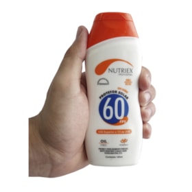 Protetor Solar FPS60 UVA 120ml Nutriex