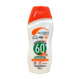 Protetor Solar FPS60 UVA Com Repelente 120ml Nutriex