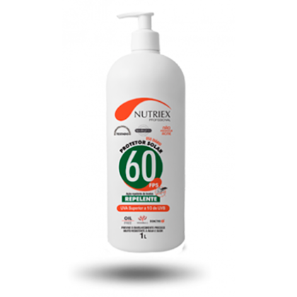 Protetor Solar FPS60 UVA Com Repelente 1L Nutriex