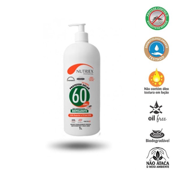 Protetor Solar FPS60 UVA Com Repelente 1L Nutriex-76fdb76f-c395-4d09-bceb-43d8b93ad20f