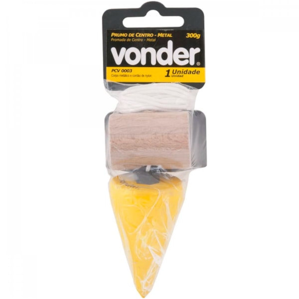 Prumo de Centro de Metal 300g Vonder-a956d985-1b1e-49fb-b767-76727b328744