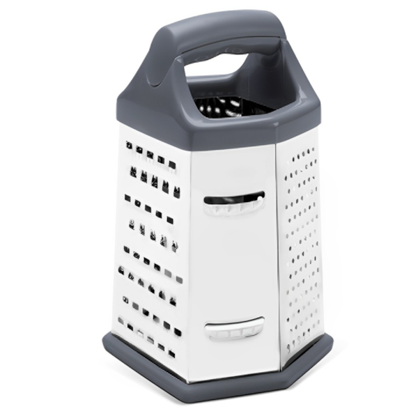 Ralador 6 Faces Top Pratic em Aço Inox 20cm 2204328 Brinox -cb659c09-9f61-492e-aa51-592727e4bf03