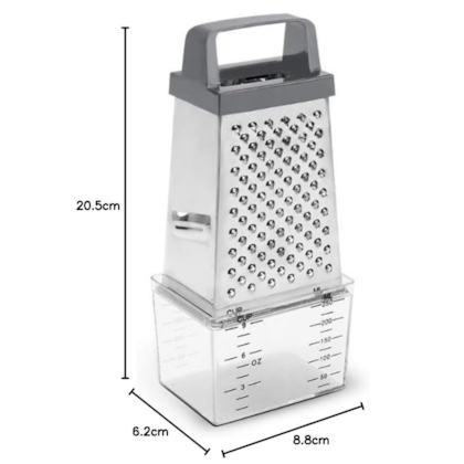 Ralador Inox 4 Lados Coletor 20,5cm 2204/325 Brinox-3728eff6-f7c3-4fea-9514-228ac2136f45