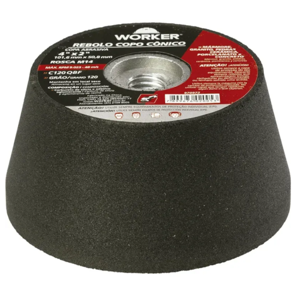 Rebolo Copo Cônico 4