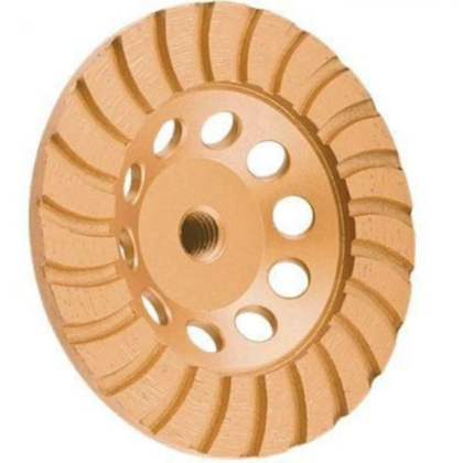 Rebolo Diamantado Turbo Segmentado 115mm com Rosca M14 729139 MTX