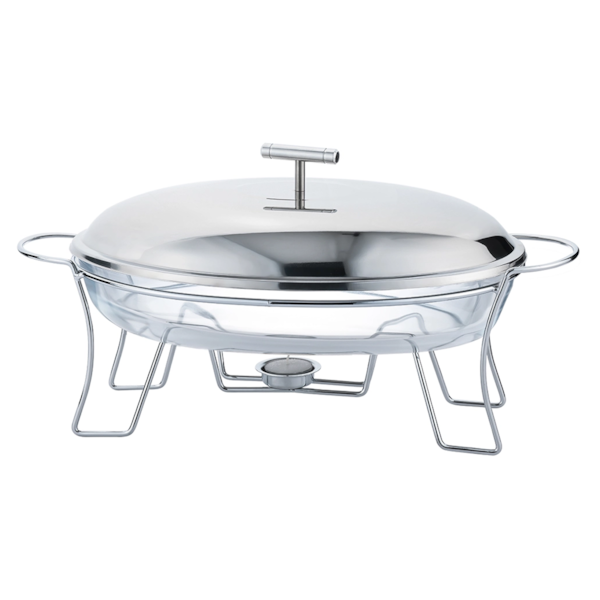 Rechaud Oval 2,4L Vidro C/Tampa Inox 9546 Mimo Style-cfc39860-f8ce-4c37-96e4-54efeafb3868