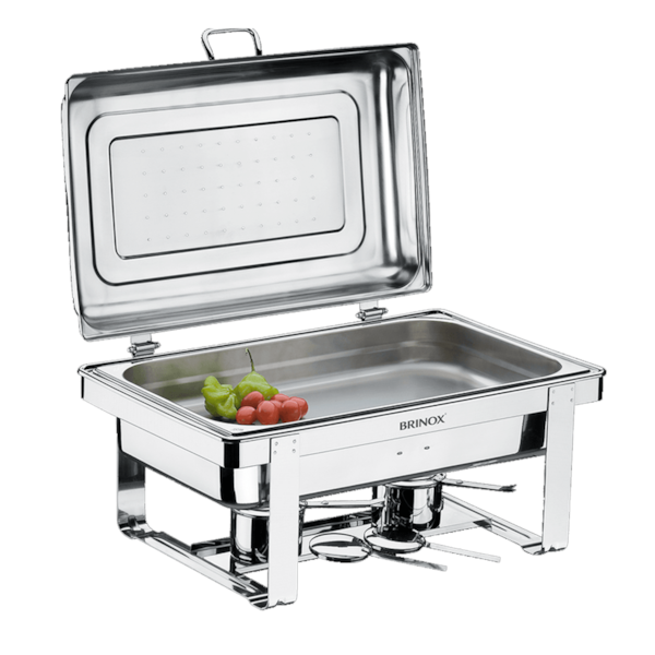 Rechaud Retangular Cuba 1/1 Brinox Savoy 1098/201 BRINOX-f952213f-88ca-456e-b95f-76e1fee52553