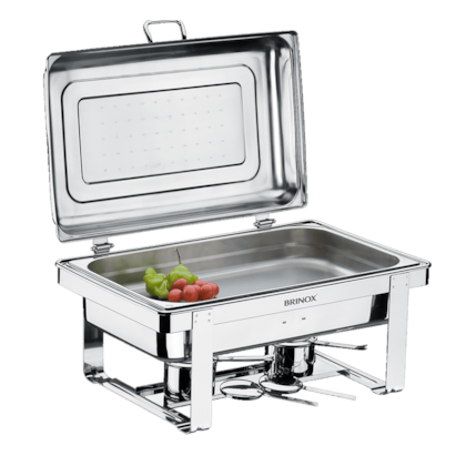 Rechaud Retangular Cuba 1/1 Brinox Savoy 1098/201 BRINOX-d8a63be0-8052-494e-b6c0-918f65185ab4