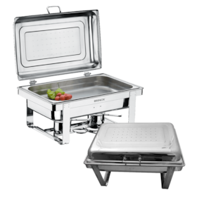 Rechaud Retangular Cuba 1/1 Brinox Savoy 1098/201 BRINOX