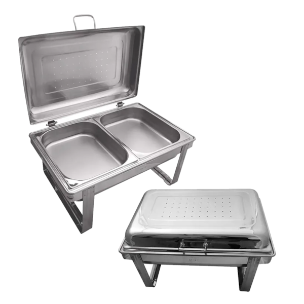 Rechaud Retangular Fogareiro 2 Lugares 1098/202 Brinox-b59b2269-e234-408e-a7a4-88744ae858d2