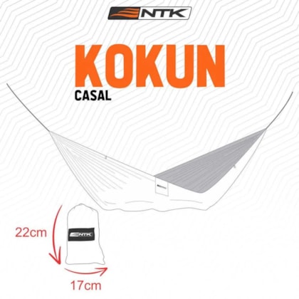 Rede De Descanso Kokun Casal Camping Laranja/Cinza 293020 Nautika-f9f73ae2-a718-4437-b359-3f8b885cd55d