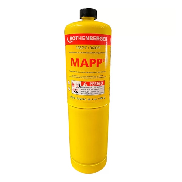 Refil P/ Maçarico Gás Mapp Pro 400g R35539 Rothenberger-57ead7c8-4bf3-4063-aefb-028a58576c9c