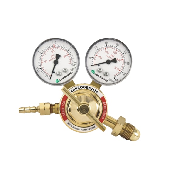 Regulador de Pressão Acetileno (P/ cilindros) serie 700-30310cc9-d008-4f36-8f5a-665adc132d6d