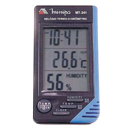 Relógio Termo-Higrômetro MT-241 Minipa