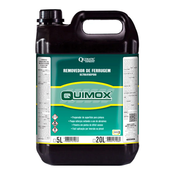 Removedor de Ferrugem Ultrarrápido QUIMOX 20L Quimatic RA4-4003f869-014b-4e68-a905-3100a6fbf43e