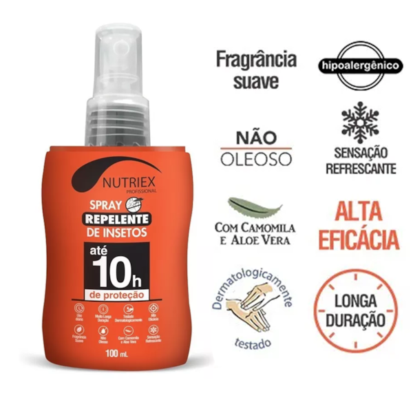 Repelente de Insetos Spray 10 hrs de Proteção 100ml Nutriex-99fd822f-75b9-4802-88c5-080db7284f21