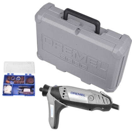 Retífica 3000 com 26 Acessórios Dremel-4eb66b80-9314-4e7e-88ca-5999ab586186