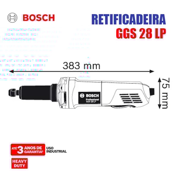Retificadeira Reta 5/16
