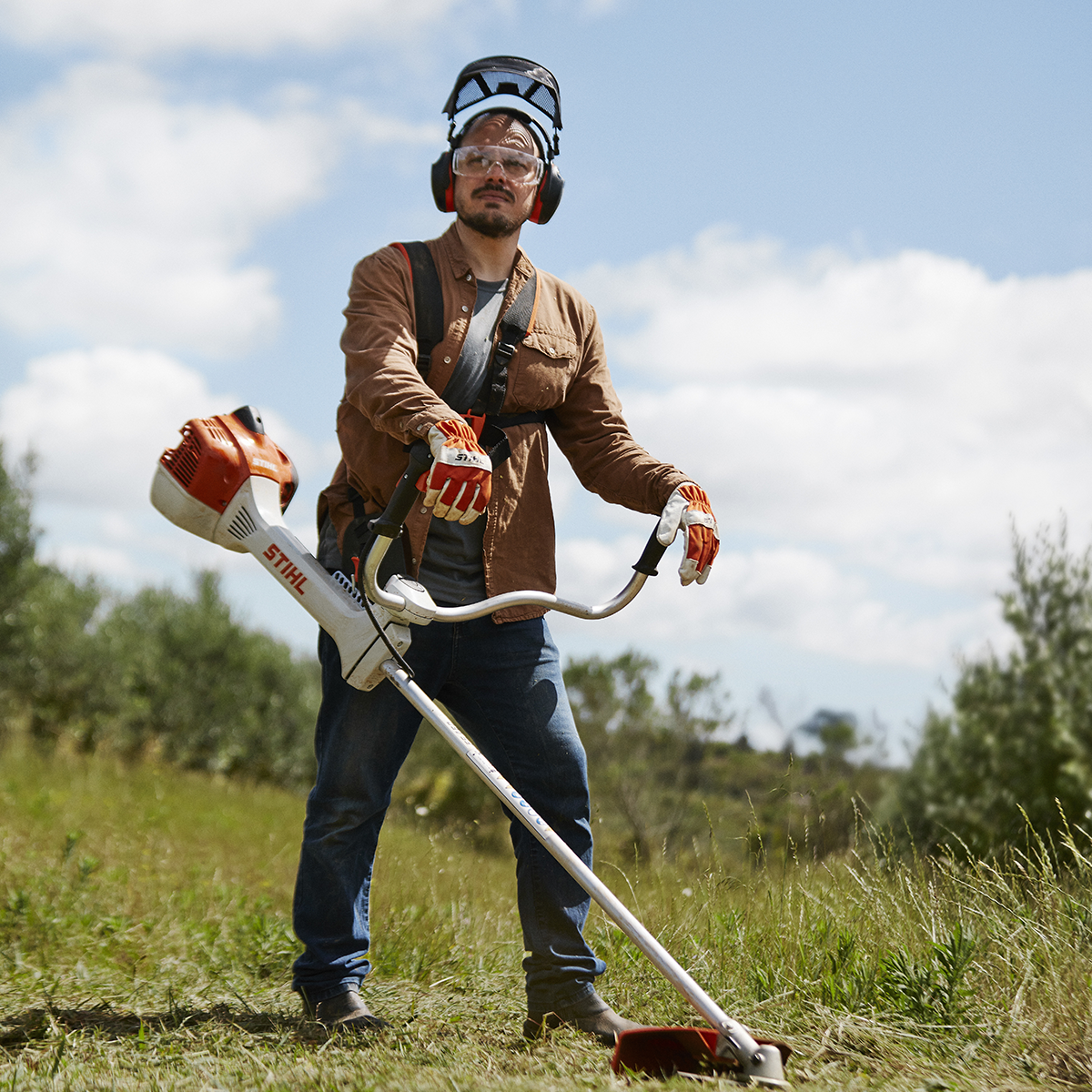 Roçadeira A Gasolina Lâminas de 3 Facas 300mm FS 460-L Stihl