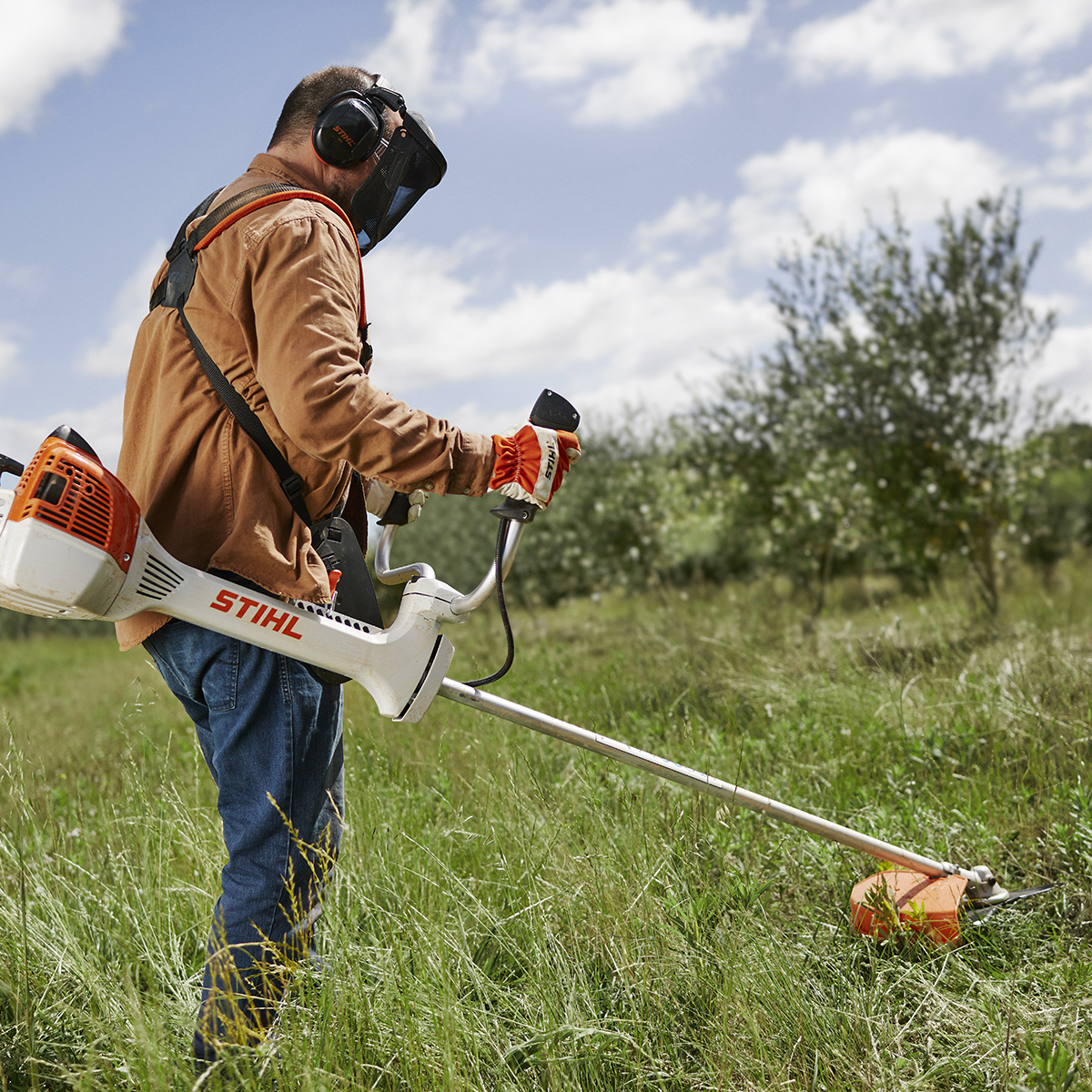 Roçadeira A Gasolina Lâminas de 3 Facas 300mm FS 460-L Stihl