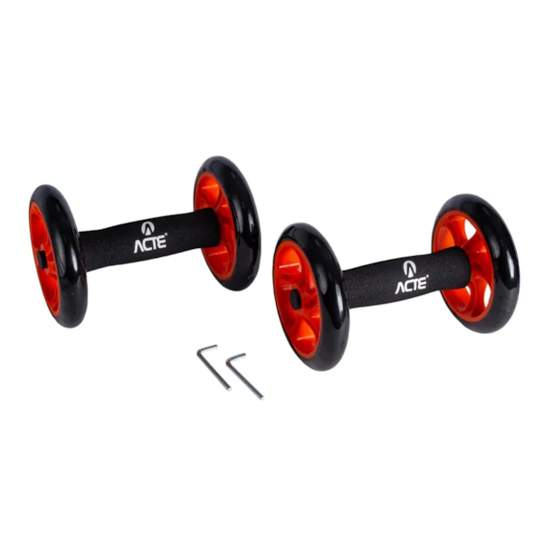 Roda Abdominal Dupla ABS Workout Orange T145 Acte Sports-83645dd6-7f5c-4e0d-8143-5d9545702cce