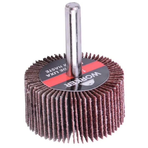 Roda de Lixa 40x20mm Grão 80 com Haste - 215589 Worker-3ab536bd-a3f2-458c-a4ba-3893d9a5a8f1