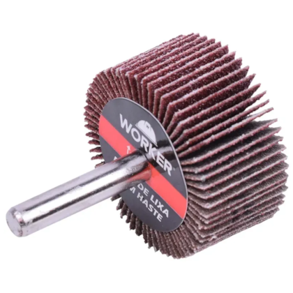 Roda de Lixa 60x20mm Grão 36 com Haste - 411531 Worker-b76bb21c-00e7-4c8c-b29a-de2f1cefa816