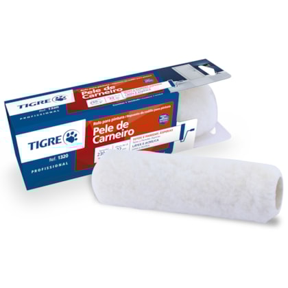Rolo de Carneiro para Pintura 23cm 1320 sem Cabo Tigre-81f78dae-ee04-40c4-b1a4-4d6b73aae2ce