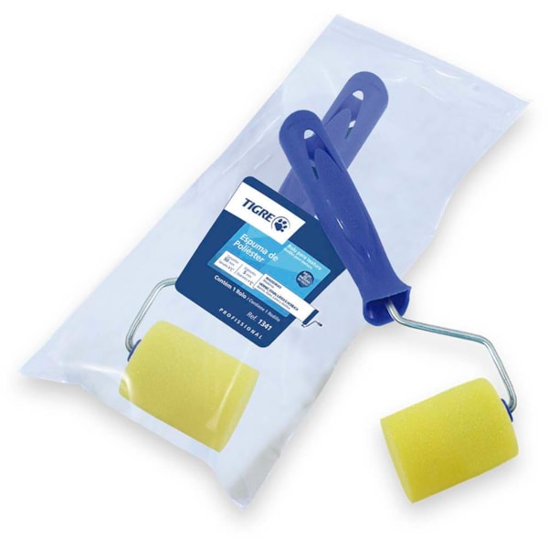 Rolo de Espuma Verniz 1341 5cm Com Cabo T Tigre-766eb6fb-a534-4867-b9a6-cb413acd0d75