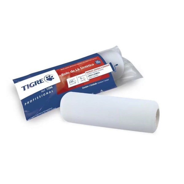 Rolo de Lã 23 cm Sintetico Sem Cabo 140325 Tigre-420d5e77-d907-4b41-b9e6-eb4e79a4a09d