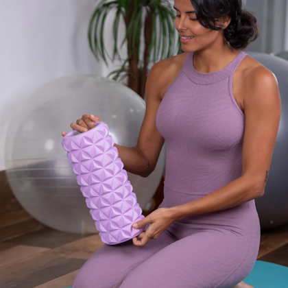 Rolo de Massagem de Liberação Miofascial 33cm Diamond Rosa T230 Acte Sports-05b14622-11c2-466a-b889-eb84040298c9