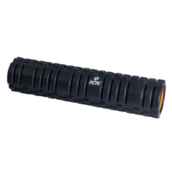 Rolo de Massagem de Liberação Miofascial 60cm com Dupla Ranhura Preto T229 Acte Sports-28a7c6d0-32b6-4764-adc7-4c1ab3c74be6