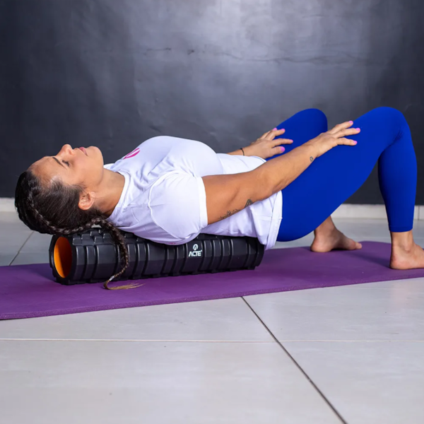 Rolo de Massagem de Liberação Miofascial 60cm com Dupla Ranhura Preto T229 Acte Sports-43a26f87-4413-4f06-b16c-70181b769916