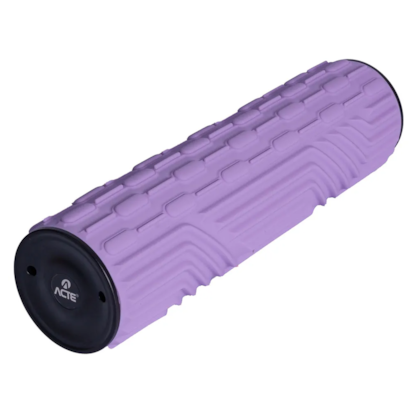 Rolo Massageador de Liberação Miofascial Elétrico Recarregável via Usb-C Roxo R33-R Acte Sports