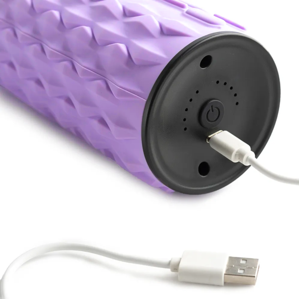 Rolo Massageador de Liberação Miofascial Elétrico Recarregável via Usb-C Roxo R33-R Acte Sports-ad534c7b-934c-4e58-b42b-de63e23aa575