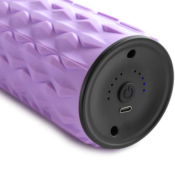 Rolo Massageador de Liberação Miofascial Elétrico Recarregável via Usb-C Roxo R33-R Acte Sports-4a5ba359-da6d-43c4-a493-b8d97902a588