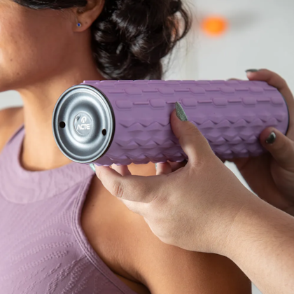 Rolo Massageador de Liberação Miofascial Elétrico Recarregável via Usb-C Roxo R33-R Acte Sports-0ad095b9-117f-4ce3-be86-69abe8fe7e85