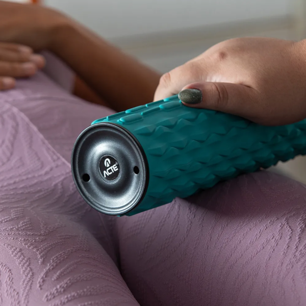 Rolo Massageador de Liberação Miofascial Elétrico Recarregável via Usb-C Verde R33-V Acte Sports-baa2e98f-601b-49ee-98b1-4e4fcbdf4ad5
