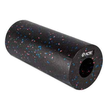 Rolo para Exercícios de Pilates Foam Roller em EPP Colors Preto T233 Acte Sports