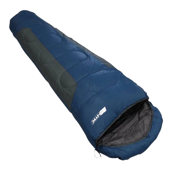 Saco de dormir sarcófago NTK Mummy -1°C à 8°C Azul e Cinza Nautika-bef10a7e-6ad0-43dd-8c01-c214c8c8f4b5