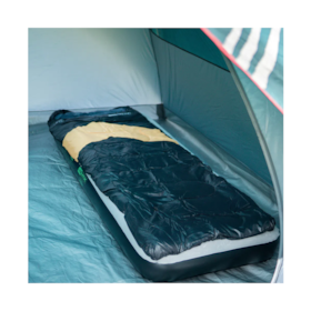 Saco de dormir Viper Solteiro 5°C à 12°C Preto e Laranja 230100 Nautika