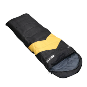 Saco de dormir Viper Solteiro 5°C à 12°C Preto e Laranja 230100 Nautika
