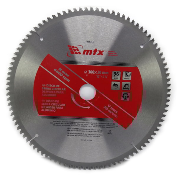 SERRA CIRC DE VIDIA 300X30MM 96D P/ALUMINIO 7338355 MTX-d6bee485-1787-4b7d-bf2f-f2caad88c0fd