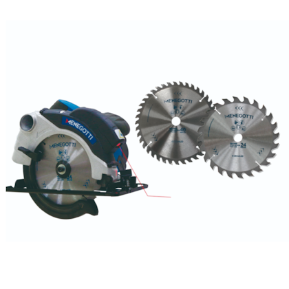 Serra Circular 7.1/4 1400W 2 Discos e Guia Laser MMC-1400 Menegotti-f6830a3b-73d8-4500-9f9a-f58395133006