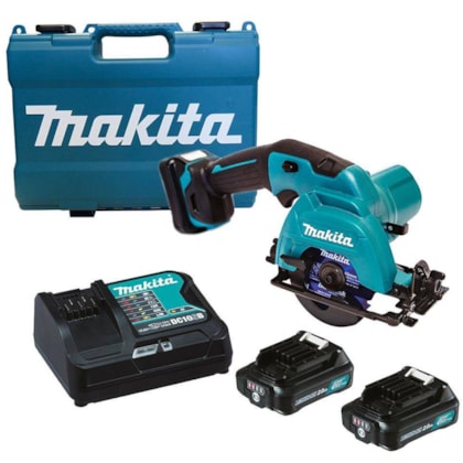 Serra Circular À Bateria 85MM HS301DSAE 12V Com 2 Baterias  Makita-a9385885-0e7b-4473-9c0d-8c1ae3177664