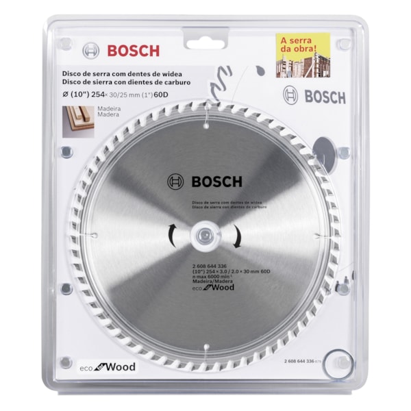 Serra Circular de widia 254MM 10