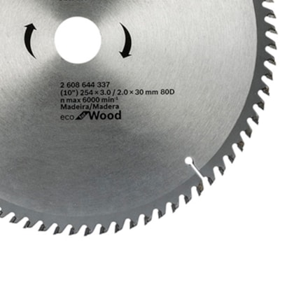 Serra Circular de  widia 255MM 10