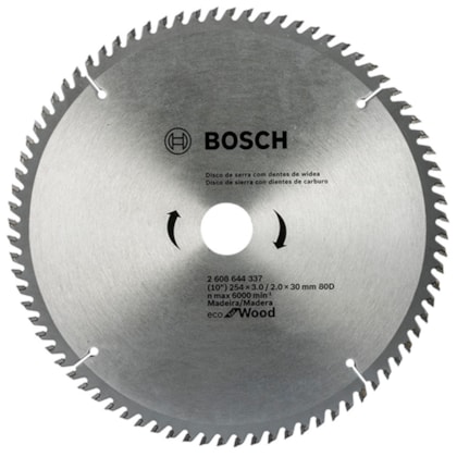 Serra Circular de  widia 255MM 10