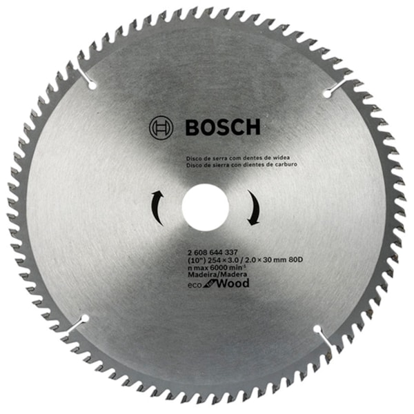 Serra Circular de  widia 255MM 10