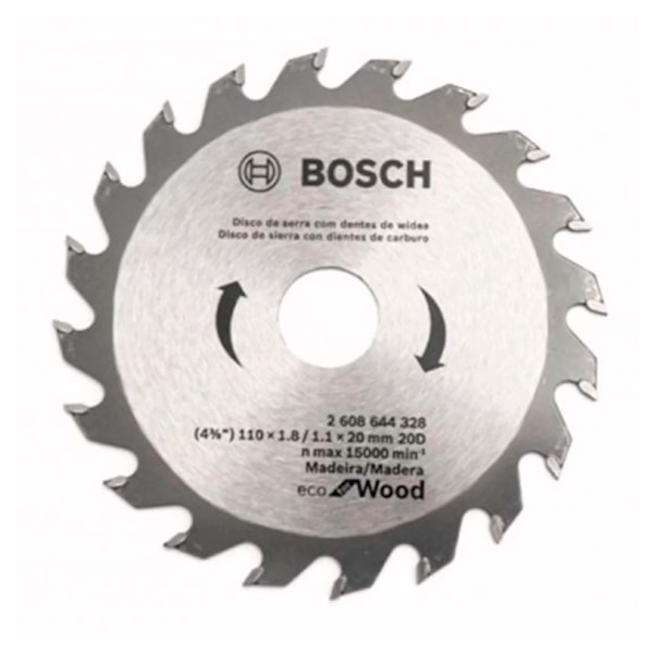 Serra Circular de Widia  4.3/8 x 20 - 110mm Dentes Bosch-1359918b-8d4a-4d00-8412-ce3300ecbfb1